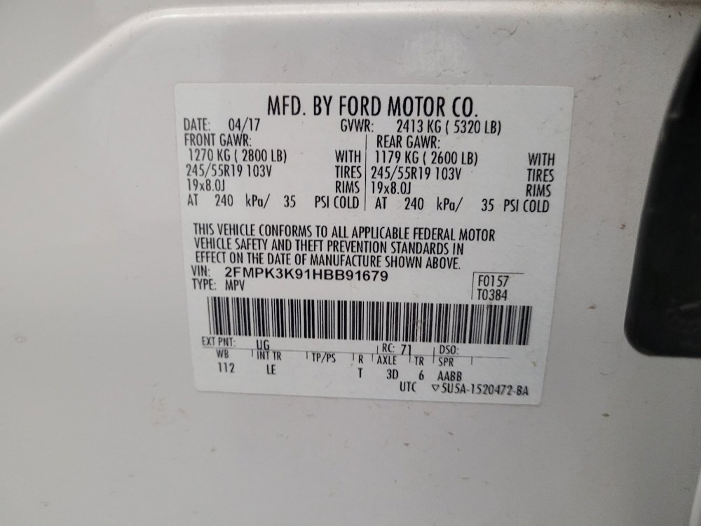 Used 2017 Ford Edge Titanium w/ Technology Package image 33