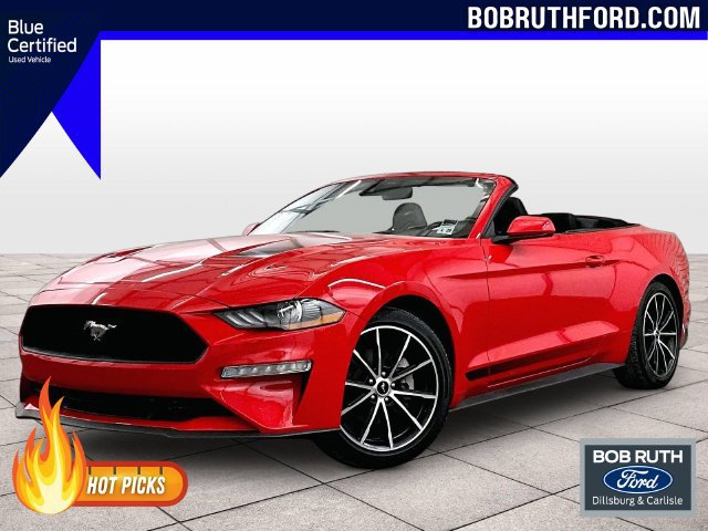 Certified 2023 Ford Mustang Convertible w/ Wheel & Stripe Package RWD image 1