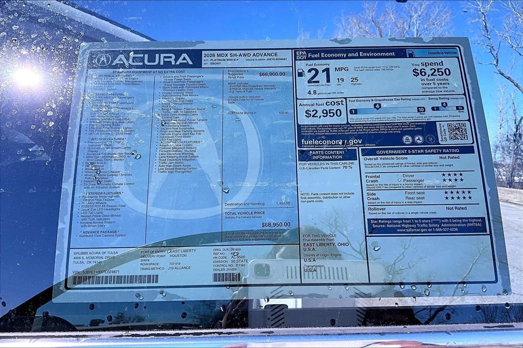 New 2026 Acura MDX w/ Advance Package AWD/4WD image 41