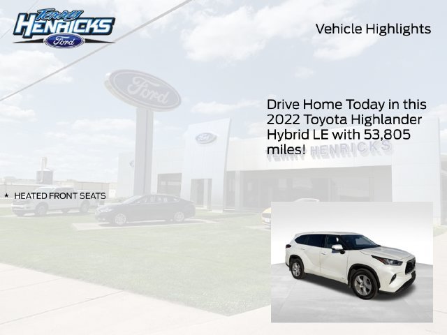 Used 2022 Toyota Highlander LE AWD/4WD image 4
