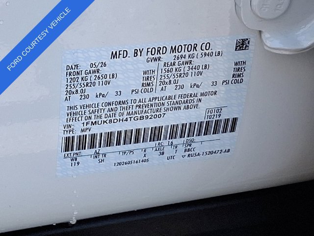 Used 2026 Ford Explorer Active w/ Active Comfort Package AWD/4WD image 14