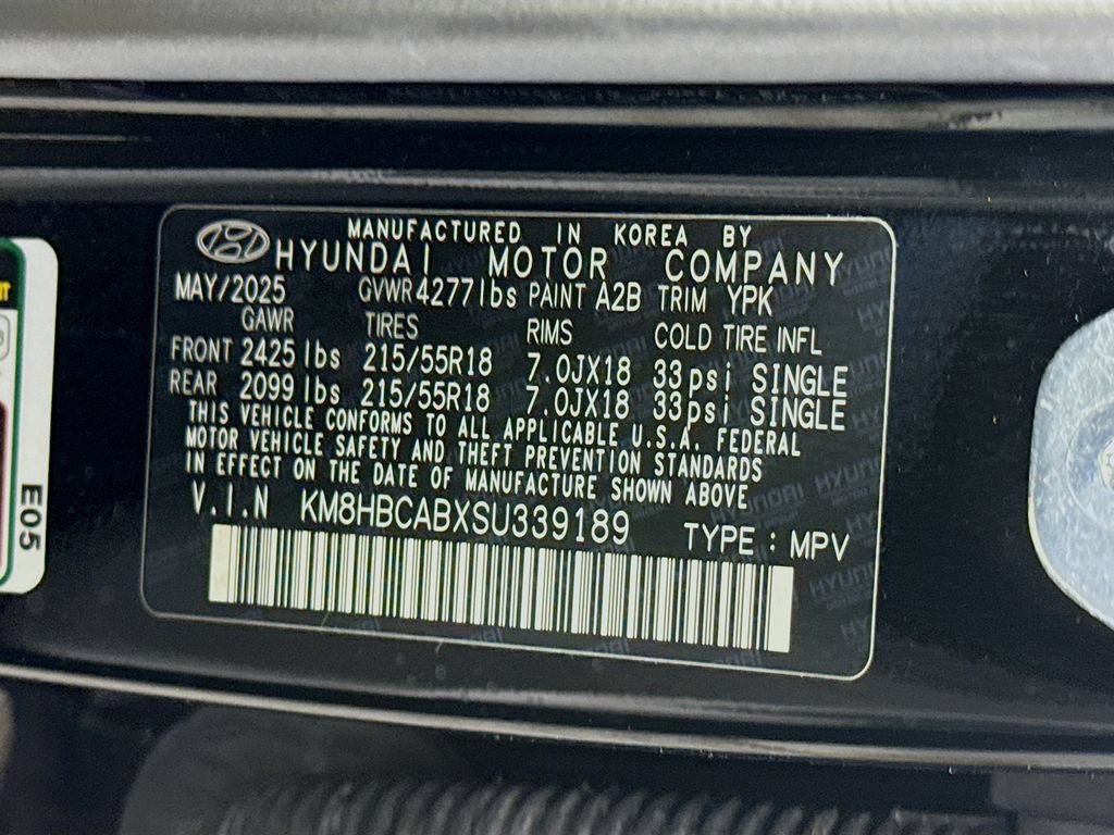 Certified 2025 Hyundai Kona SEL AWD/4WD image 34