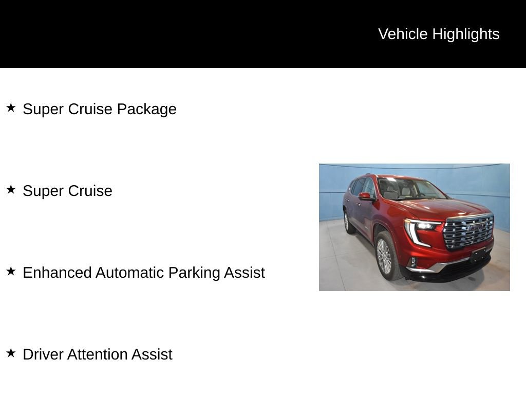 Used 2026 GMC Acadia Denali w/ Super Cruise Package image 36