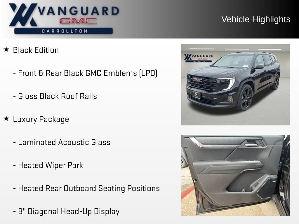 New 2026 GMC Acadia Elevation w/ Black Edition image 16