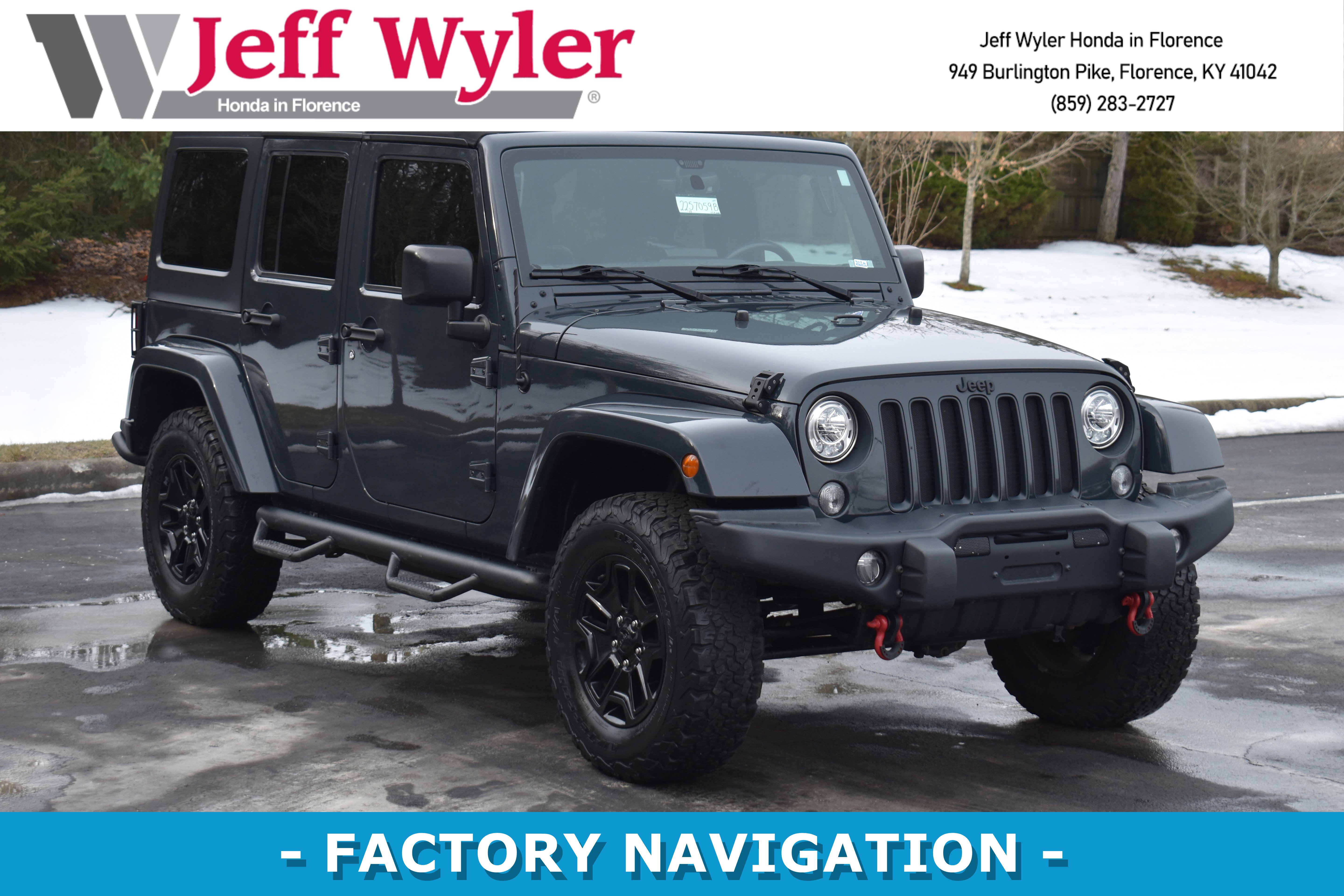 Used 2017 Jeep Wrangler Unlimited Sahara image 1