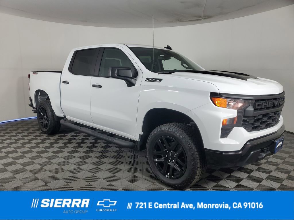 New 2026 Chevrolet Silverado 1500 Custom Trail Boss w/ Turbomax Blackout Package AWD/4WD image 1