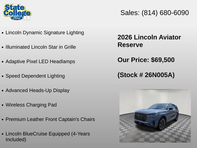 Used 2026 Lincoln Aviator Reserve AWD/4WD image 30