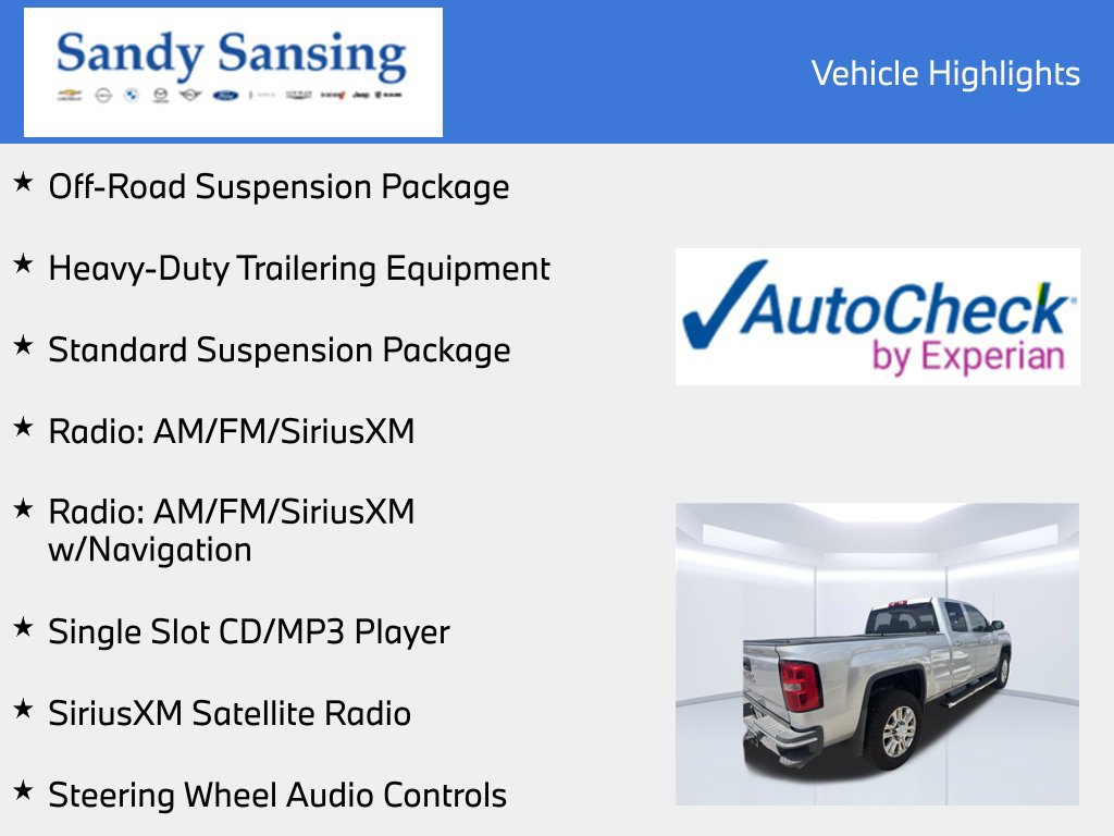 Used 2015 GMC Sierra 2500 SLT w/ Suspension Package, Off-Road AWD/4WD image 7
