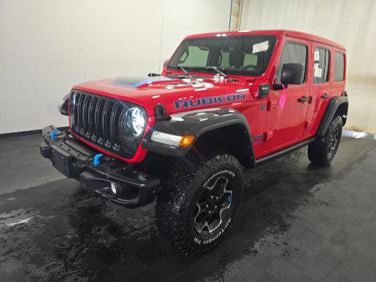Used 2021 Jeep Wrangler Unlimited Rubicon 4xe w/ Steel Bumper Group AWD/4WD image 2