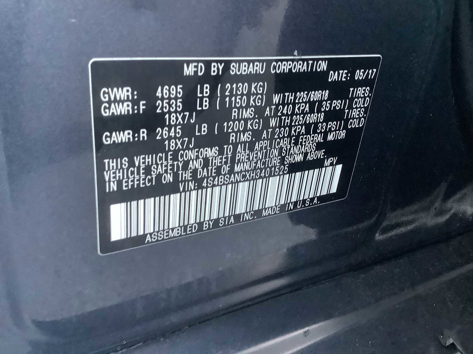 Used 2017 Subaru Outback 2.5i Limited AWD/4WD image 21