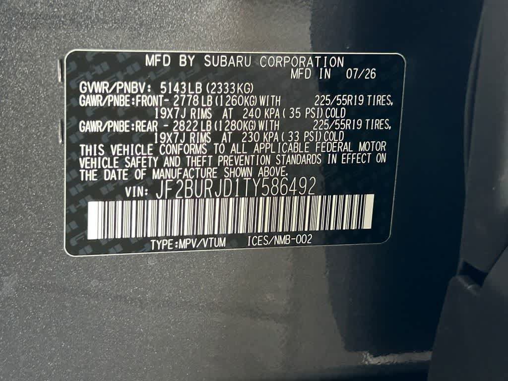 New 2026 Subaru Outback Touring XT AWD/4WD image 22
