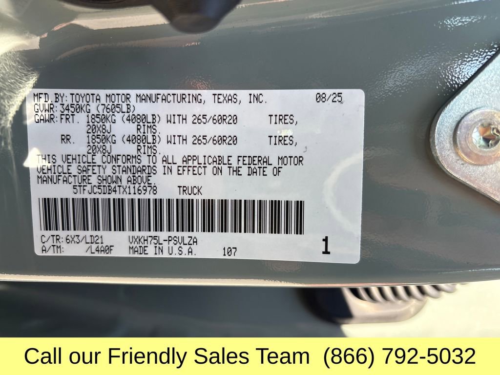 New 2026 Toyota Tundra Limited image 25