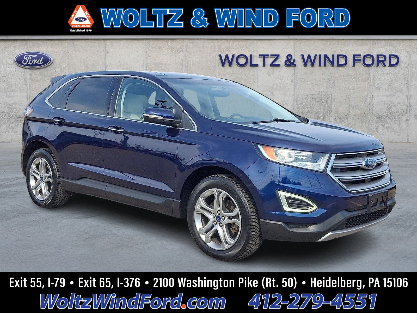 Used 2016 Ford Edge Titanium w/ Technology Package AWD/4WD video 1