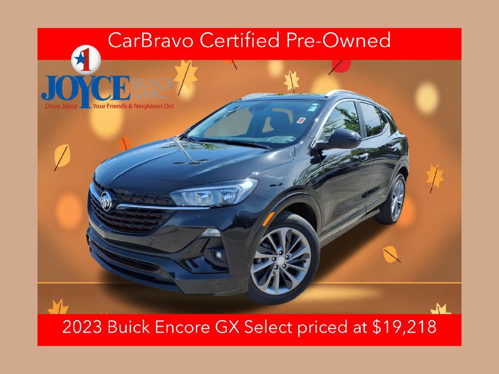 Certified 2023 Buick Encore GX Select w/ Sport Touring Package
