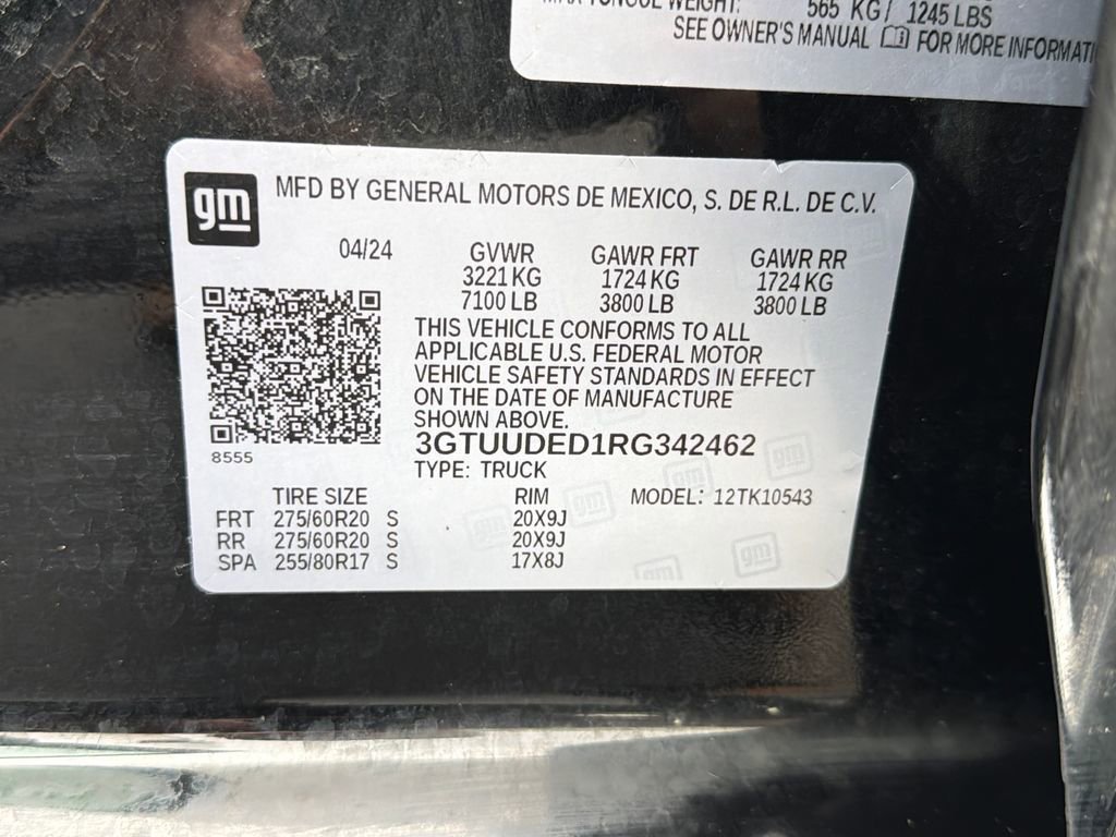 Certified 2024 GMC Sierra 1500 SLT w/ SLT Premium Plus Package AWD/4WD image 34