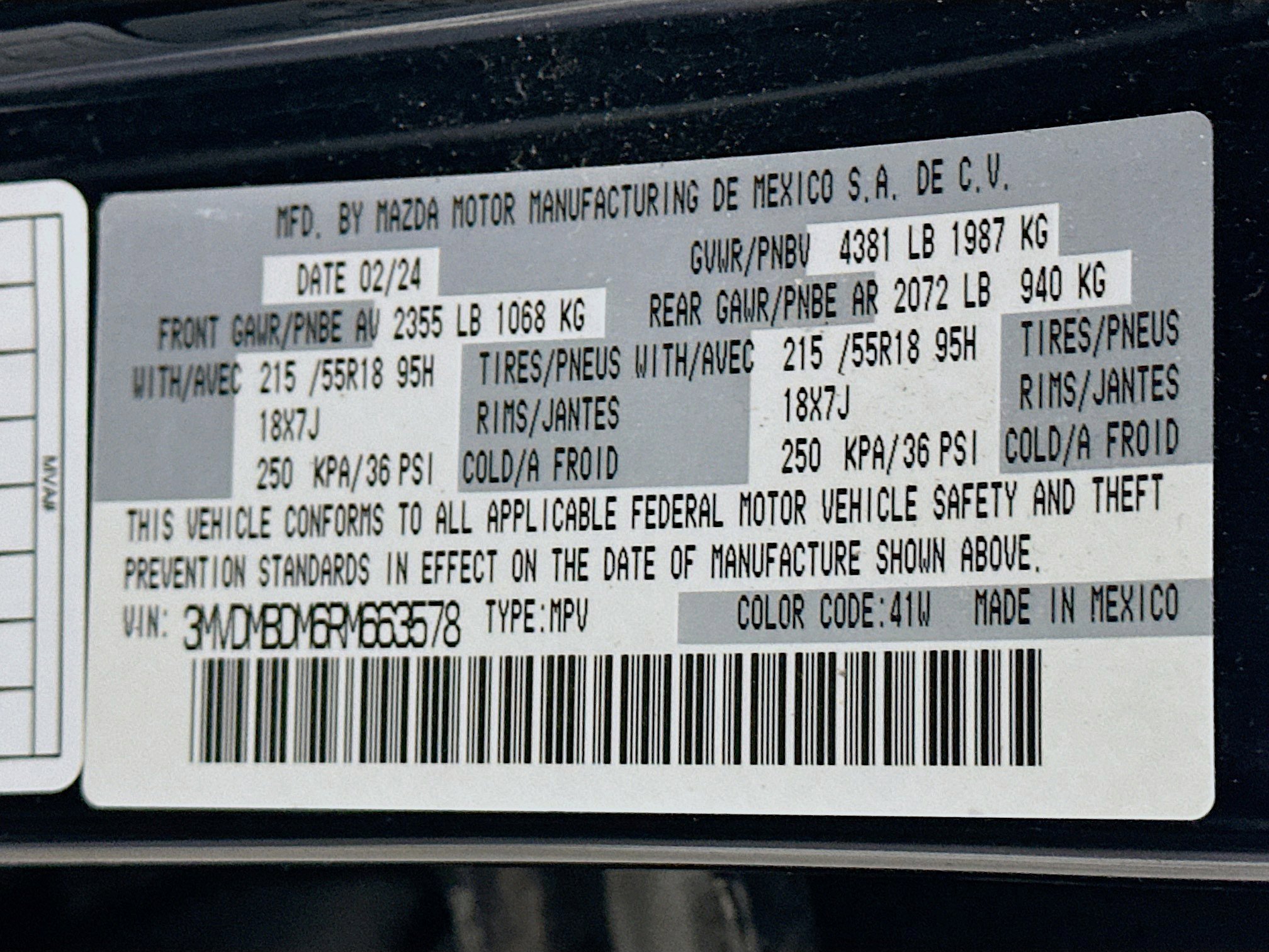 Used 2024 MAZDA CX-30 AWD 2.5 S w/ Premium Package image 12