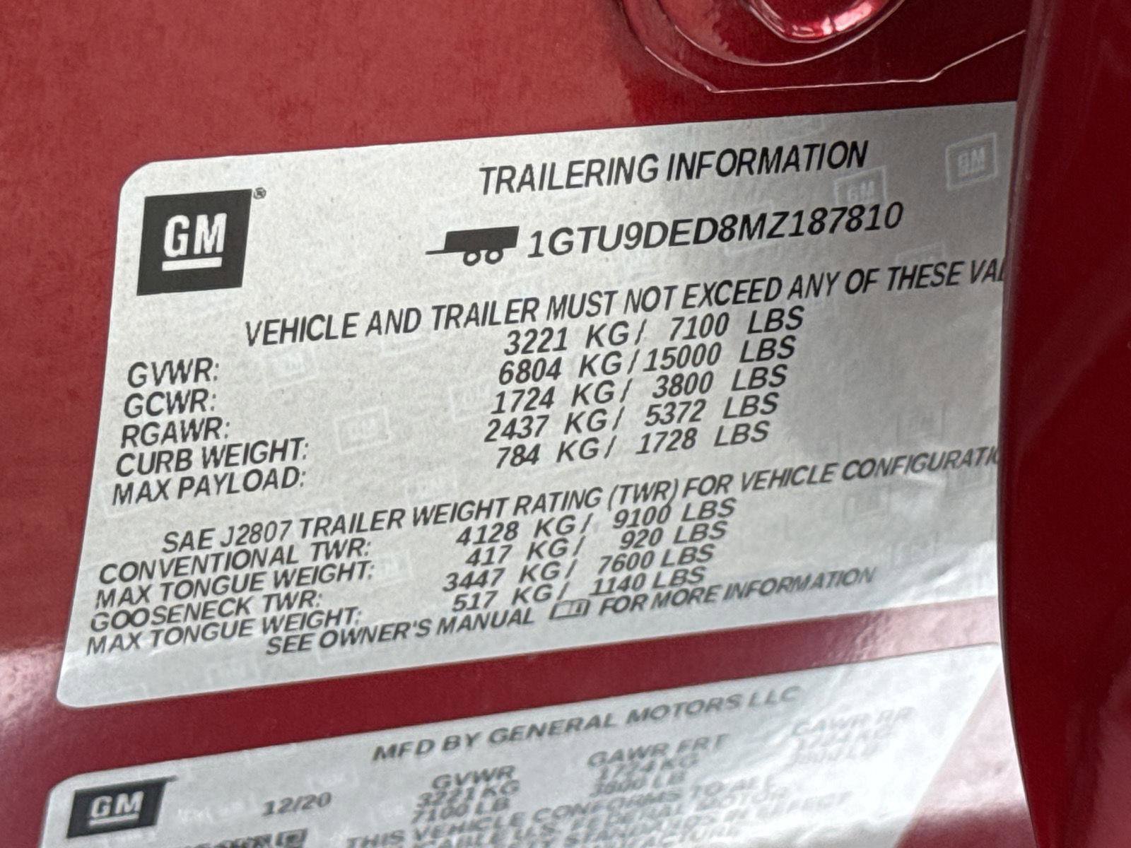 Used 2021 GMC Sierra 1500 SLT w/ SLT Premium Package AWD/4WD image 12