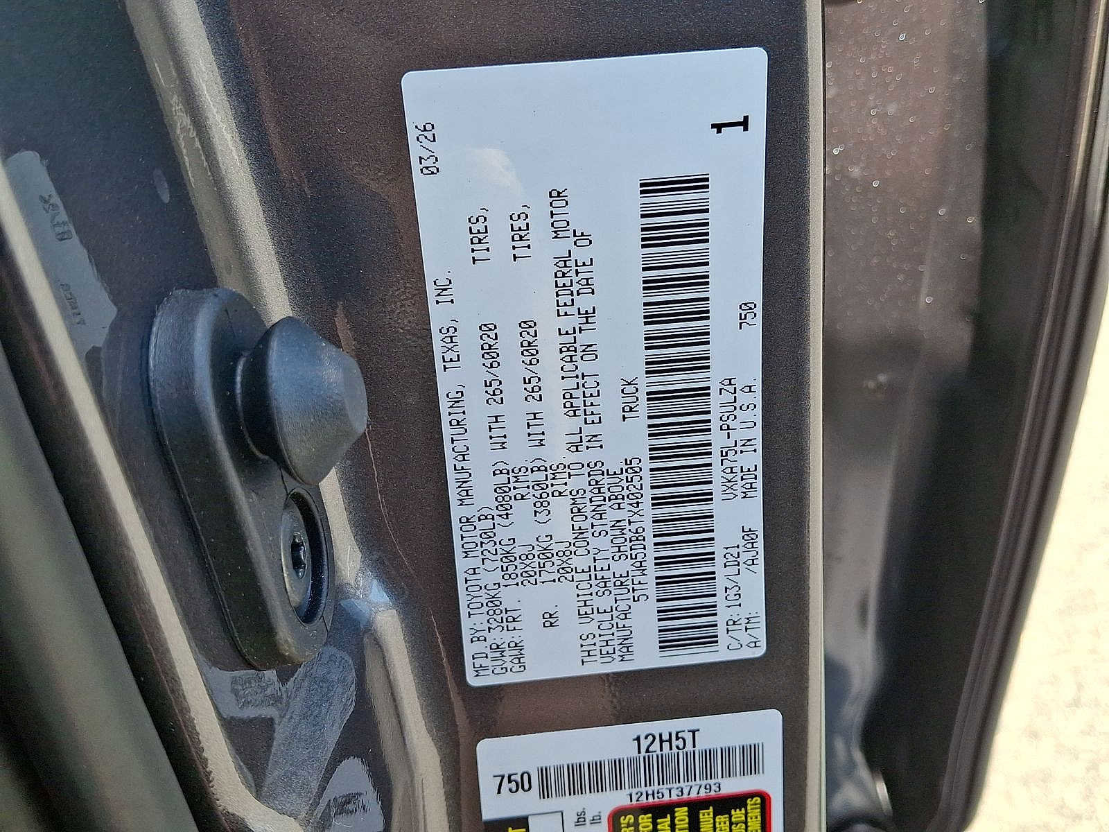 New 2026 Toyota Tundra Limited image 18