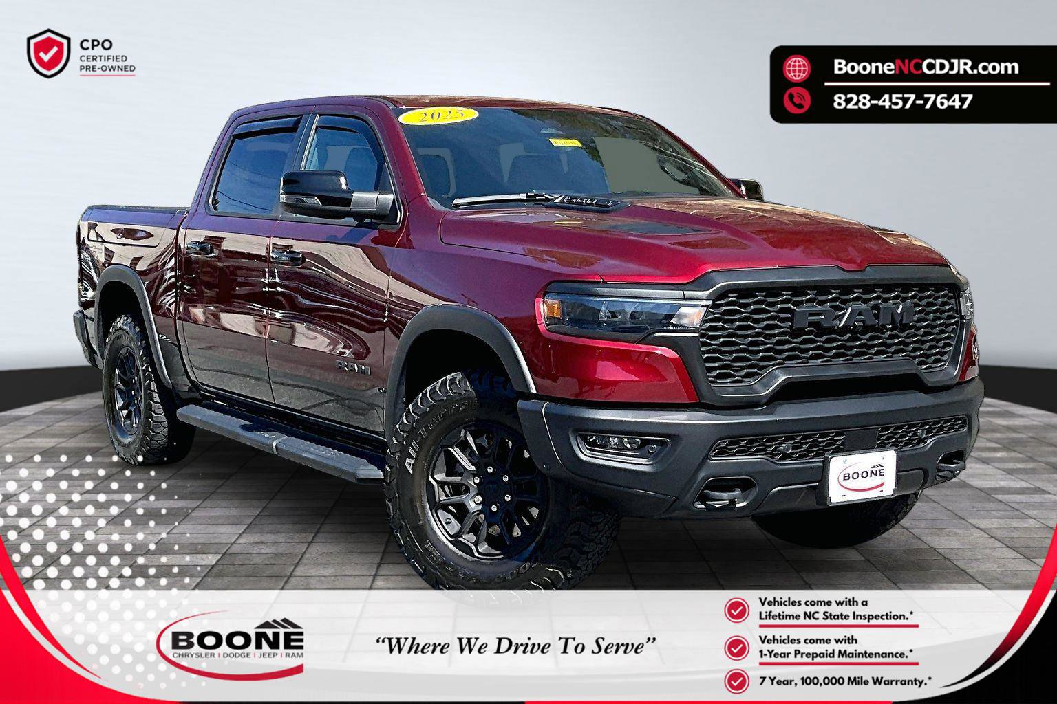 Certified 2025 RAM 1500 Rebel w/ G/T Package