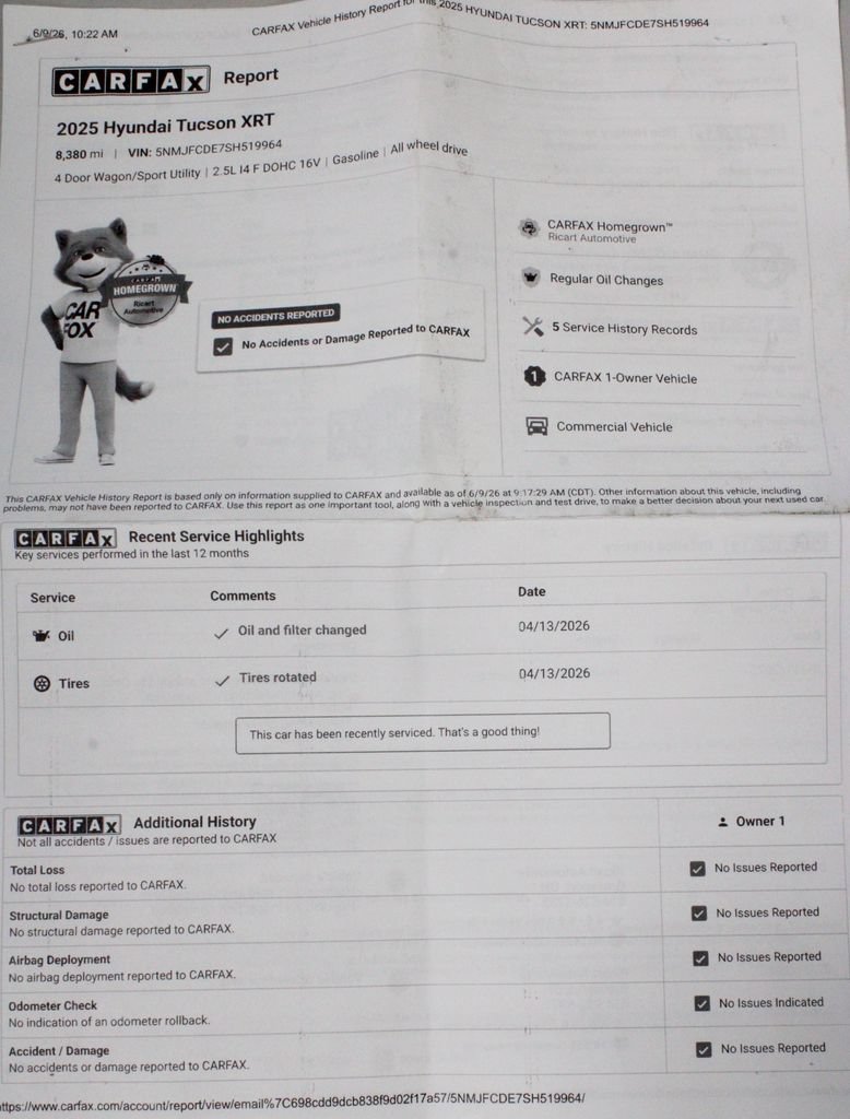 Certified 2025 Hyundai Tucson XRT AWD/4WD image 5