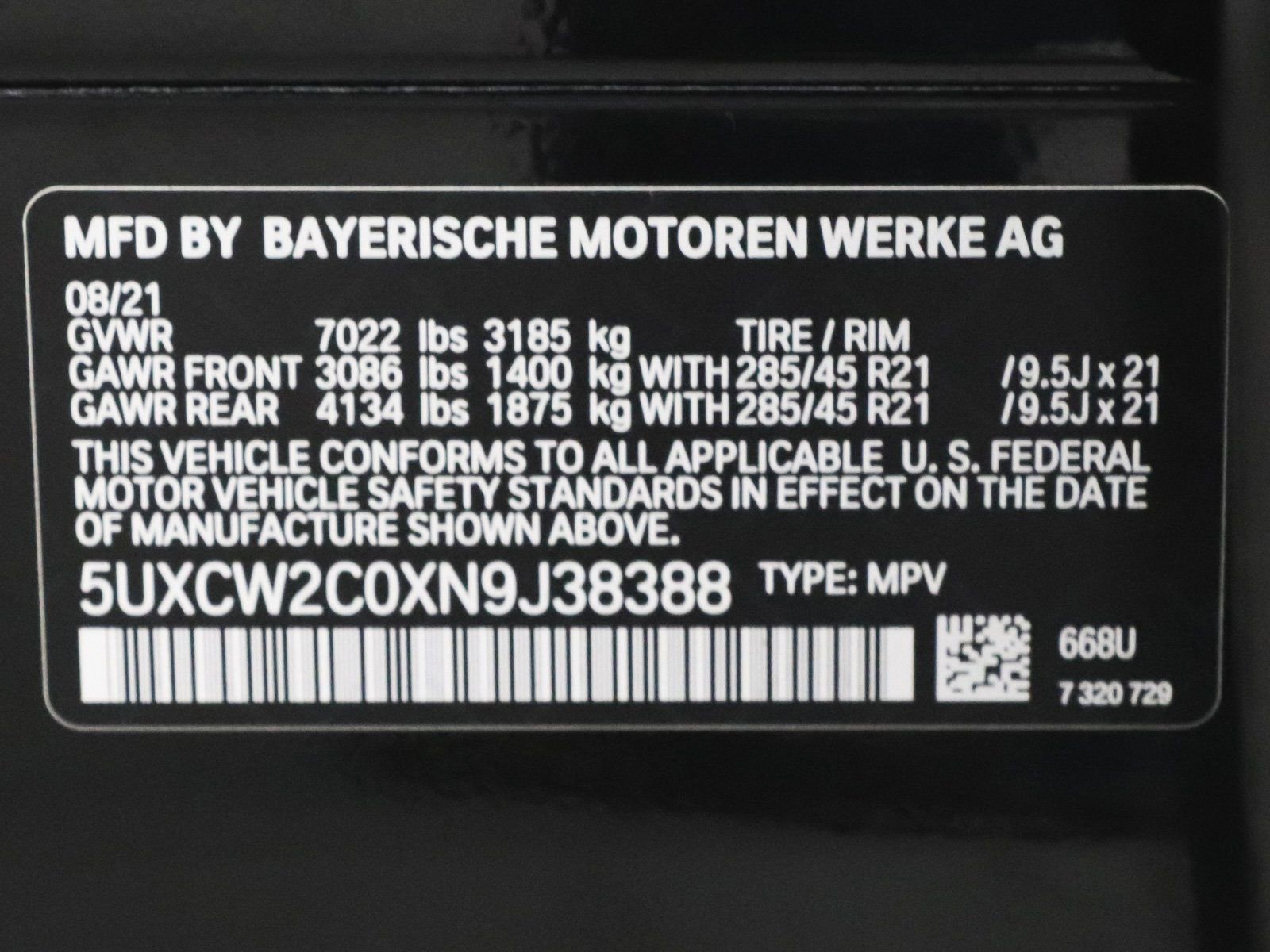 Used 2022 BMW X7 xDrive40i w/ Premium Package AWD/4WD image 7