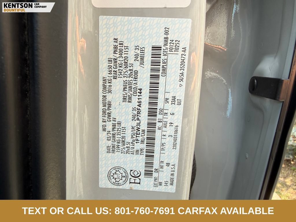 Used 2024 Ford F150 XLT w/ Equipment Group 303A High AWD/4WD image 39