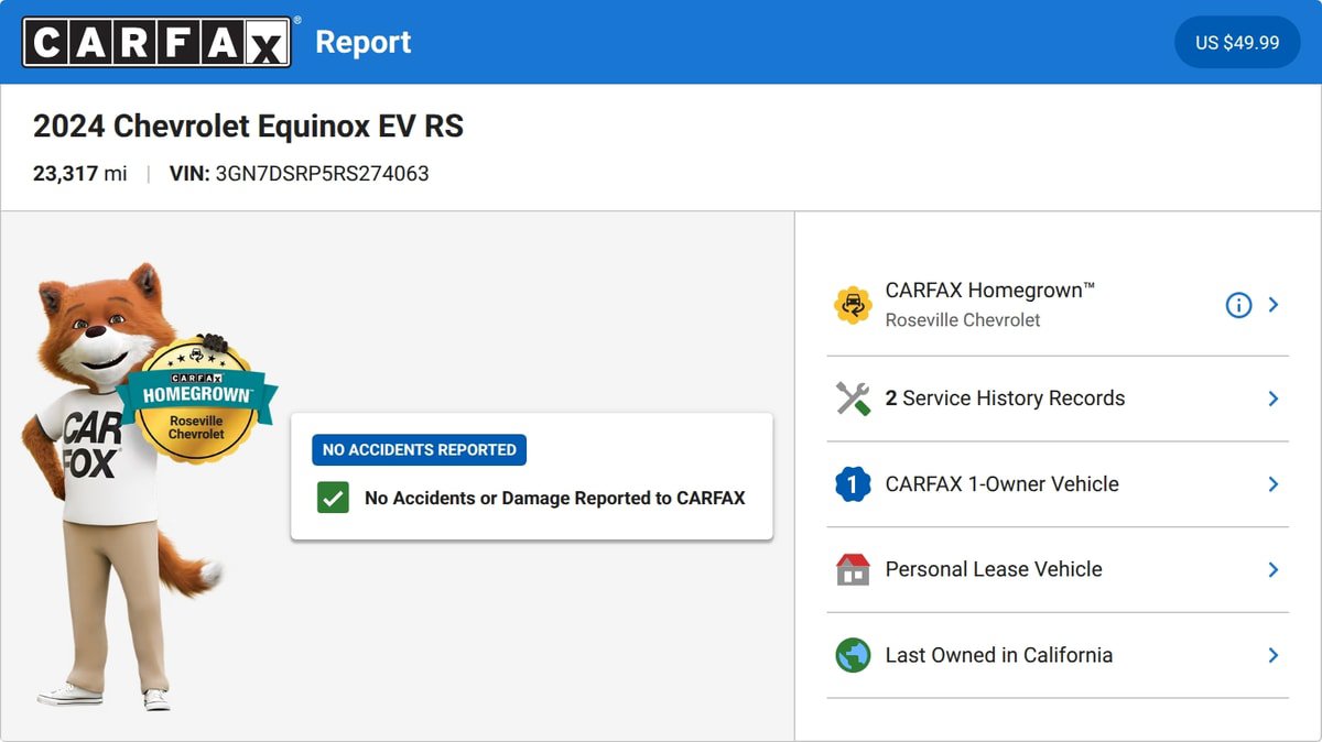 Used 2024 Chevrolet Equinox EV RS FWD image 4