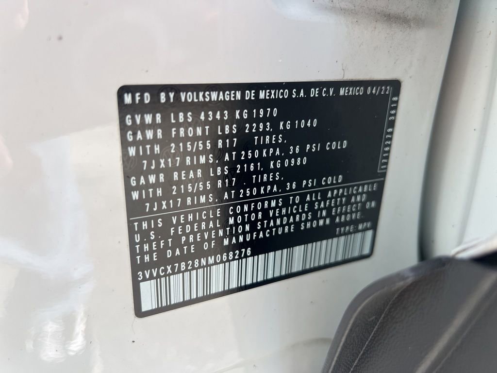 Used 2022 Volkswagen Taos S FWD image 14