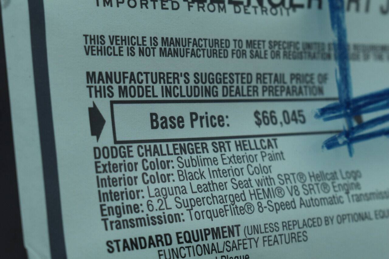 Used 2023 Dodge Challenger SRT Hellcat RWD image 24