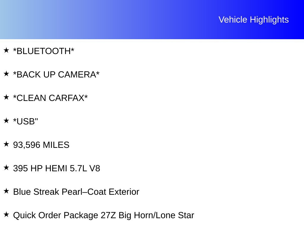Used 2019 RAM 1500 Big Horn RWD image 4