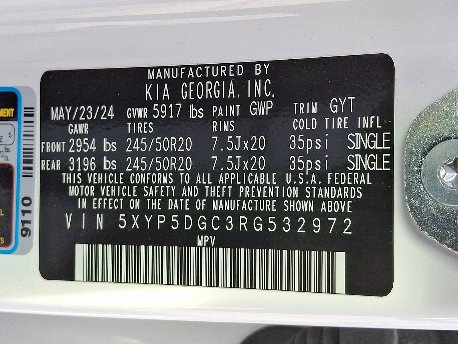 Used 2024 Kia Telluride SX w/ Towing Package image 33