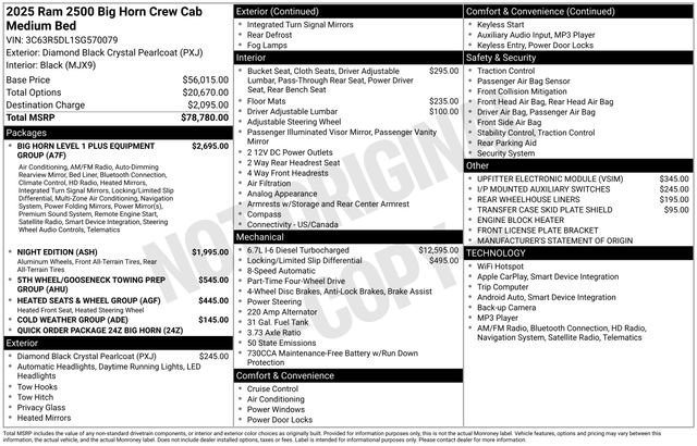 New 2025 RAM 2500 Big Horn image 10