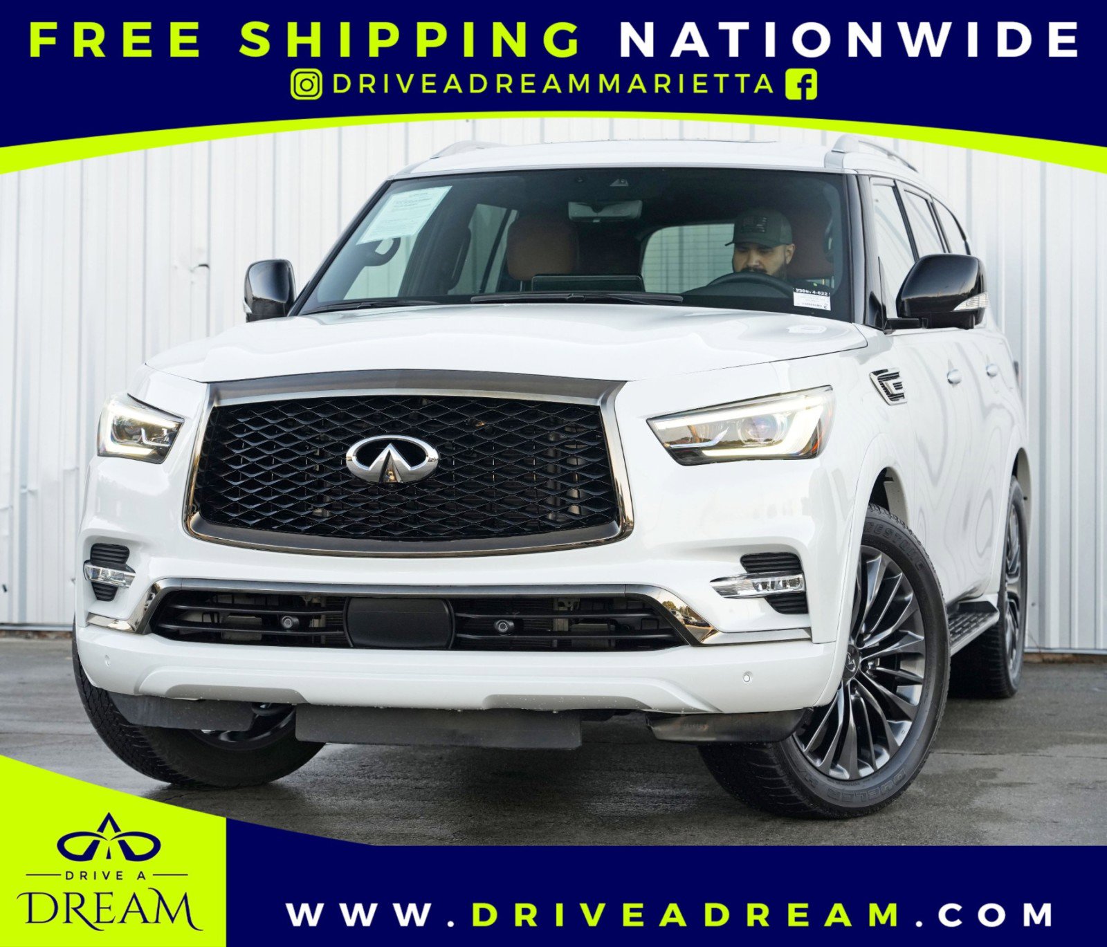 Used 2024 INFINITI QX80 Sensory AWD/4WD image 1