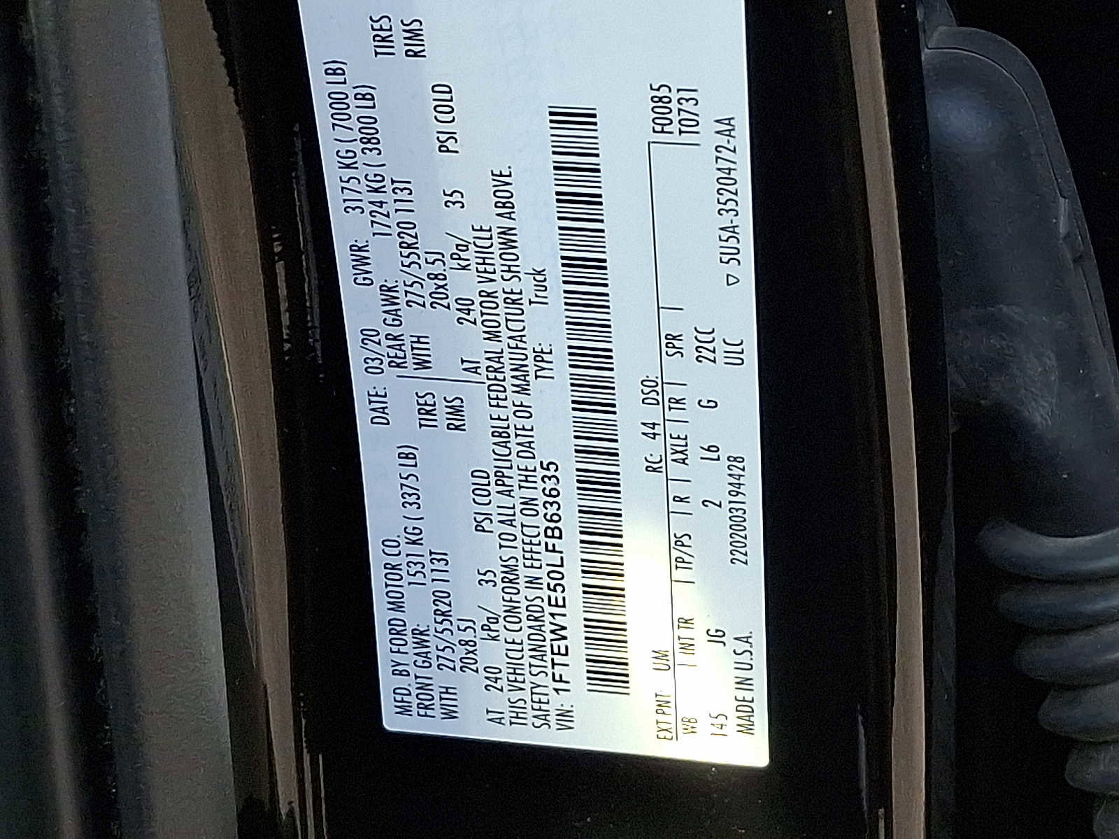 Used 2020 Ford F150 XL w/ Equipment Group 101A Mid image 26