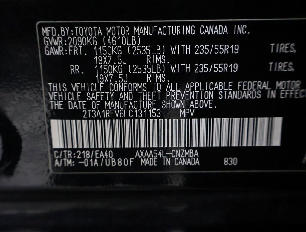 Used 2020 Toyota RAV4 XLE Premium w/ Carpet Mat Package image 12