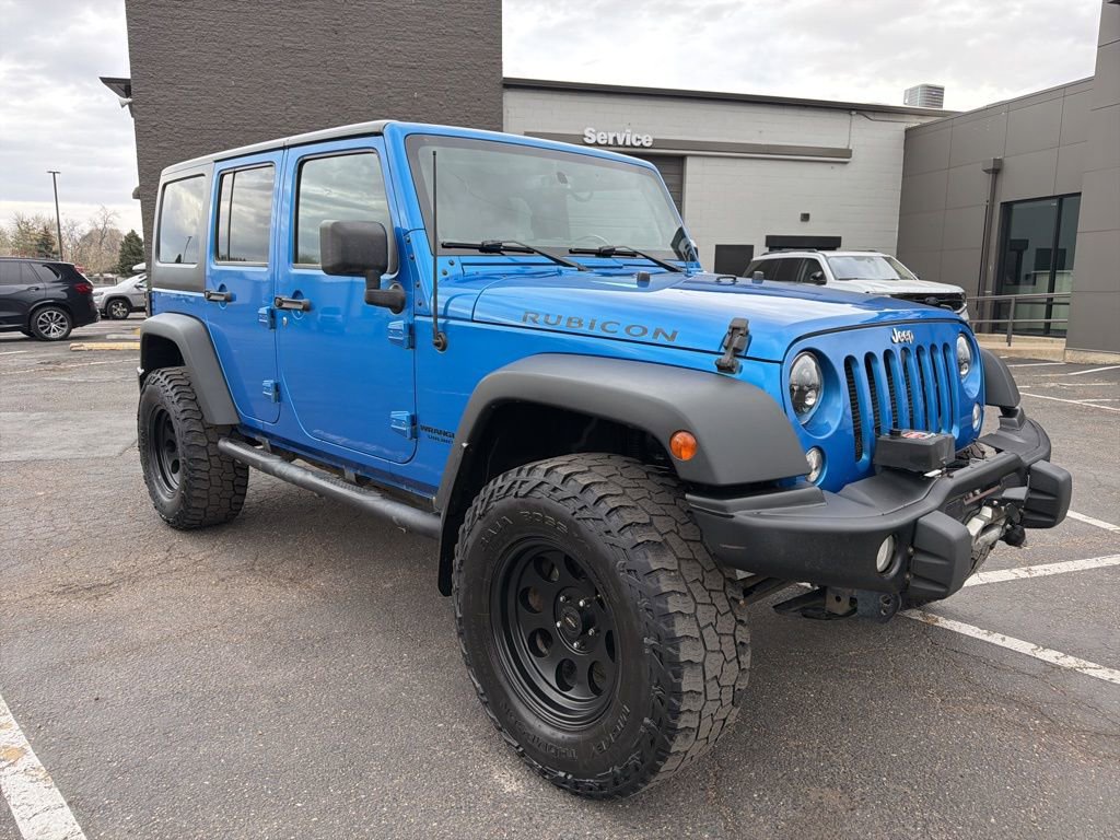 Used 2015 Jeep Wrangler Unlimited Rubicon w/ Connectivity Group AWD/4WD image 2