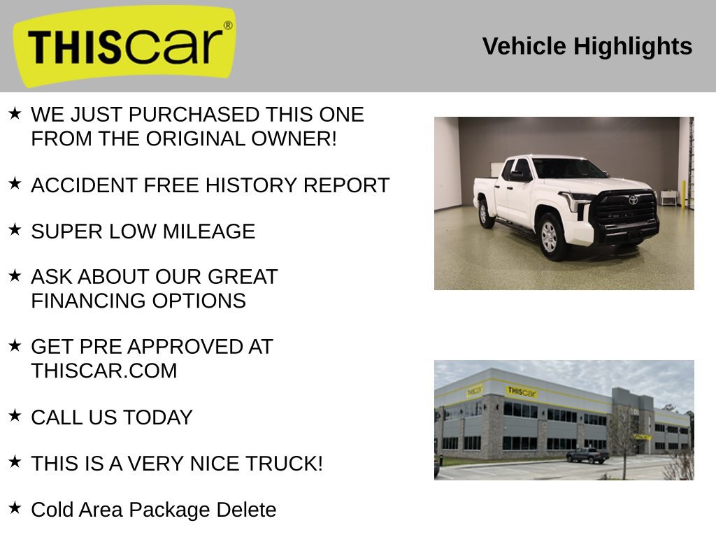 Used 2023 Toyota Tundra SR w/ SR Tow Package RWD image 11