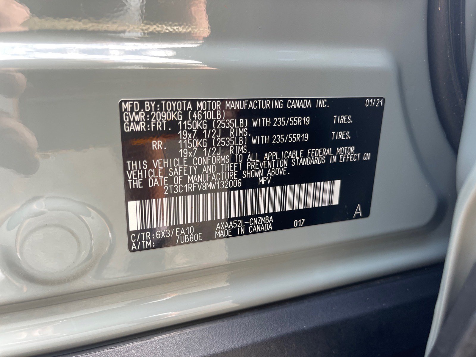 Used 2021 Toyota RAV4 XLE Premium FWD image 11