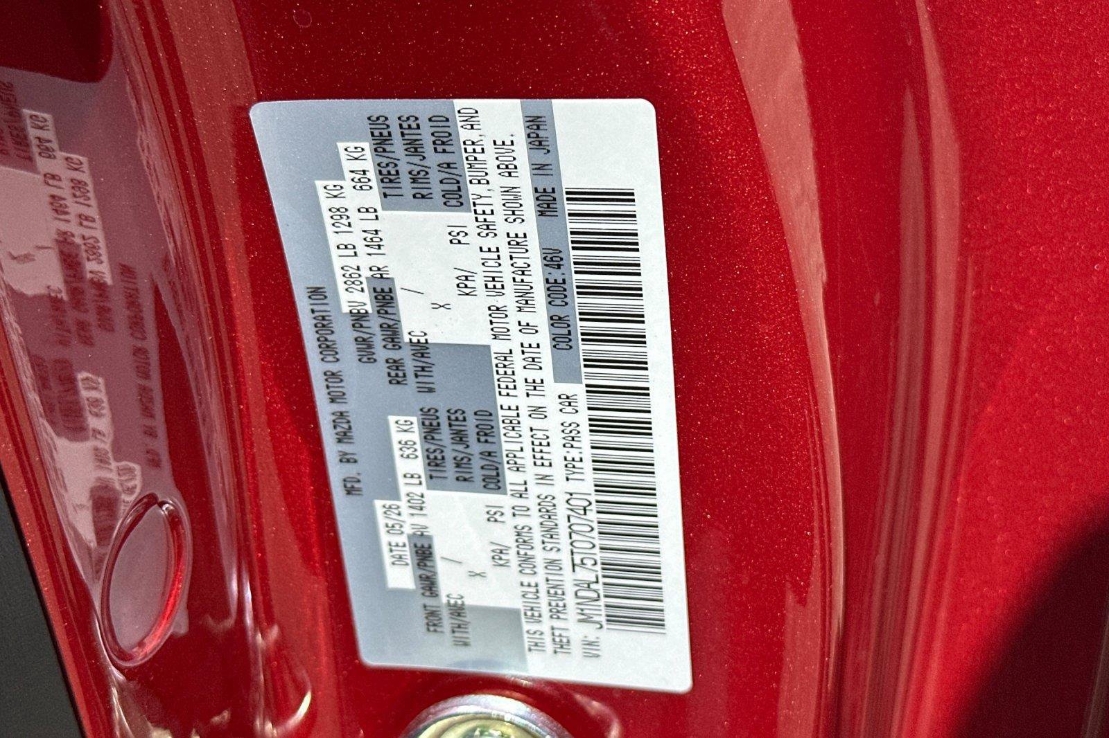 New 2026 MAZDA MX-5 Miata RF Club w/ Interior Package RWD image 32