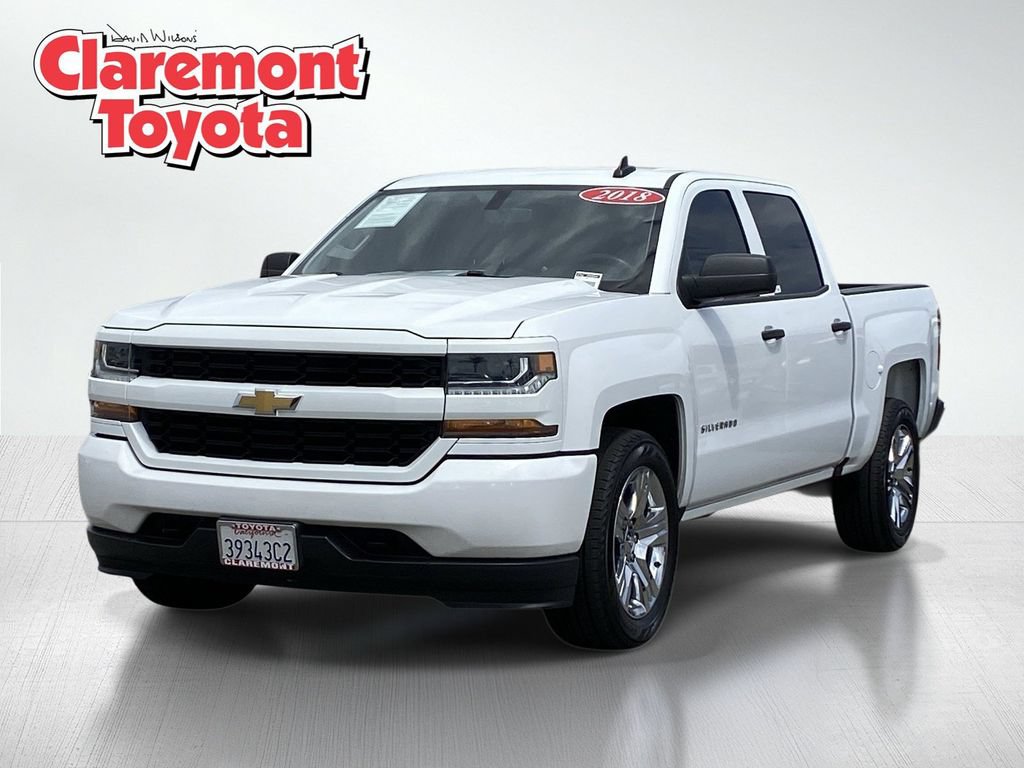 Used 2018 Chevrolet Silverado 1500 Custom w/ Custom Convenience Package RWD image 1