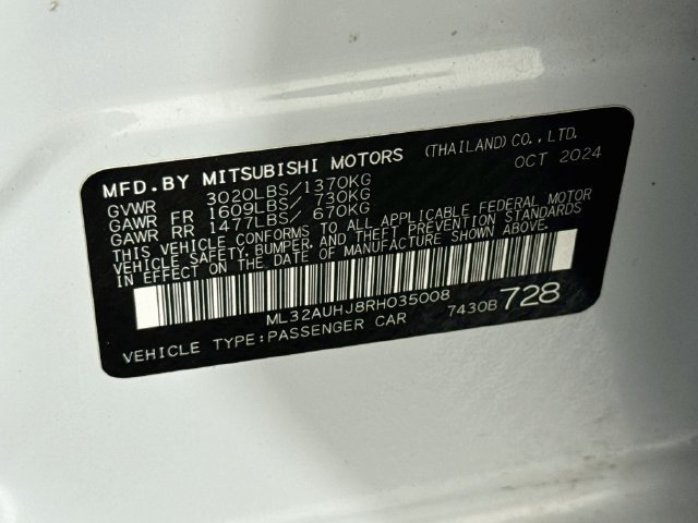 Used 2024 Mitsubishi Mirage FWD image 36