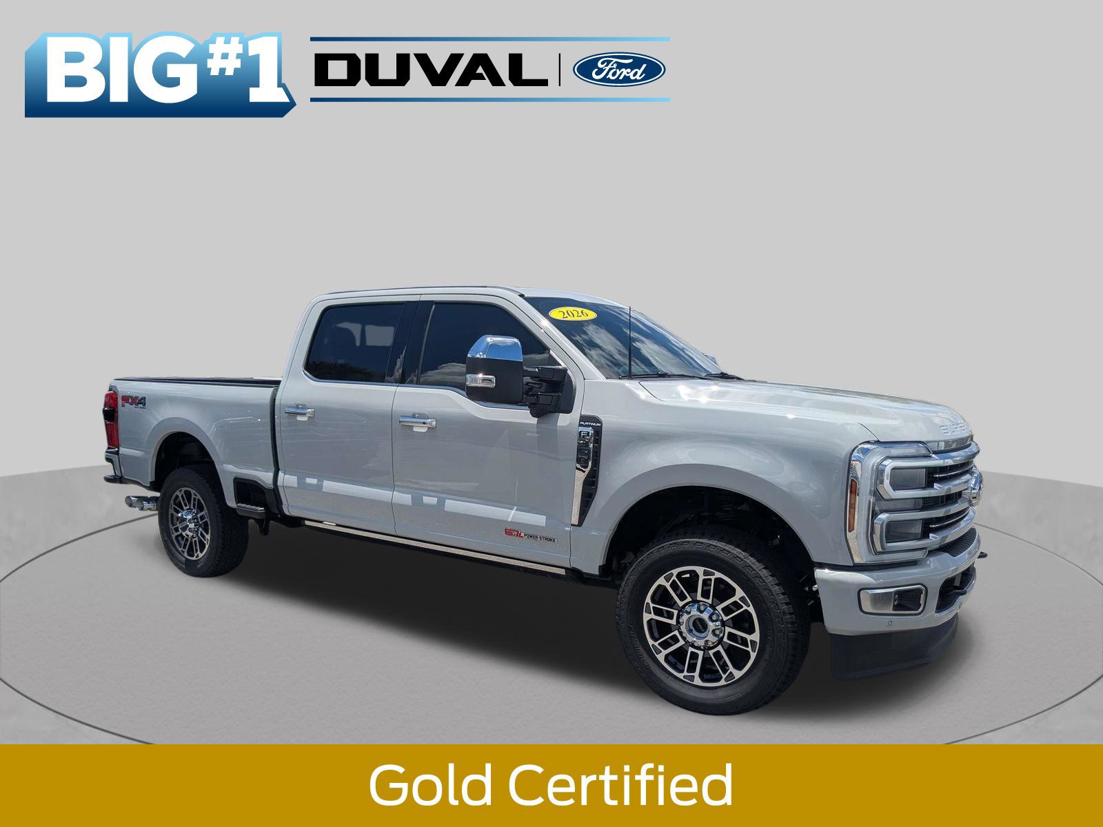 Certified 2026 Ford F350 Platinum w/ Platinum Plus Package AWD/4WD 360° Tour