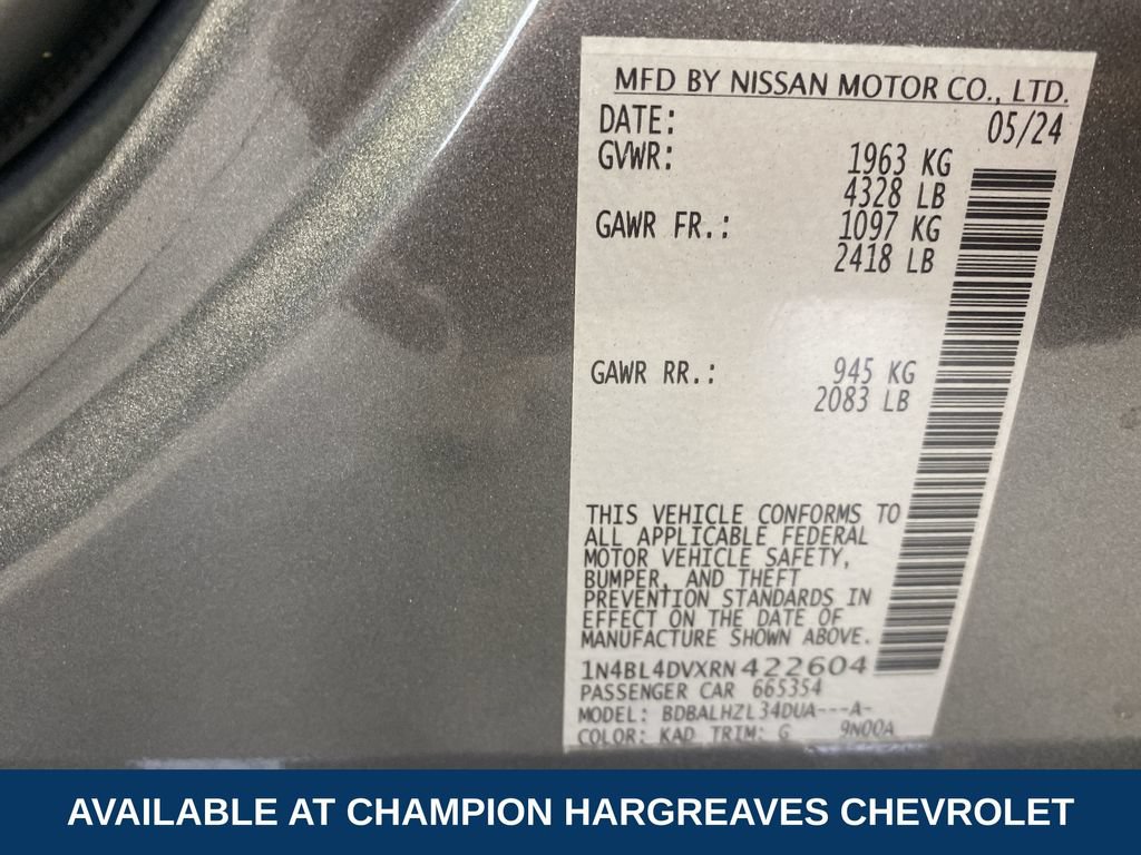 Used 2024 Nissan Altima 2.5 SV FWD image 42