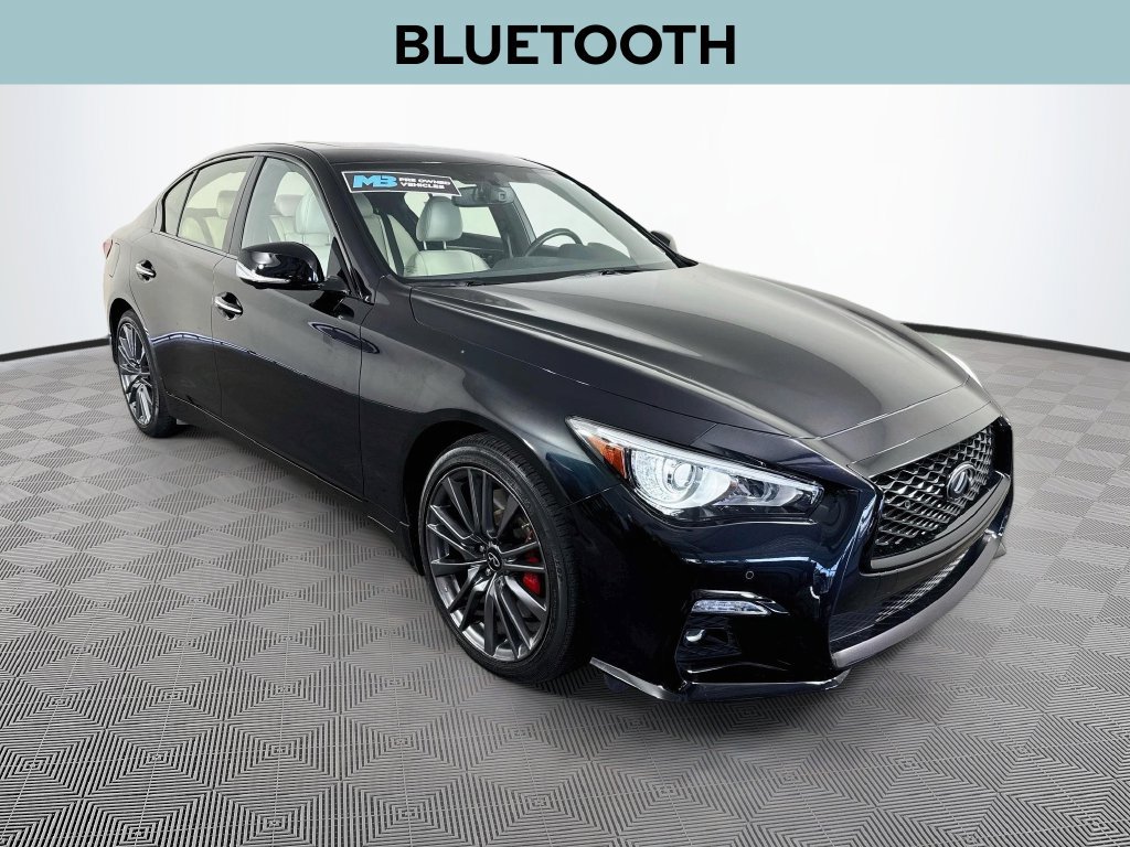 Certified 2023 INFINITI Q50 Red Sport 400 w/ Black Opal Edition AWD/4WD image 3