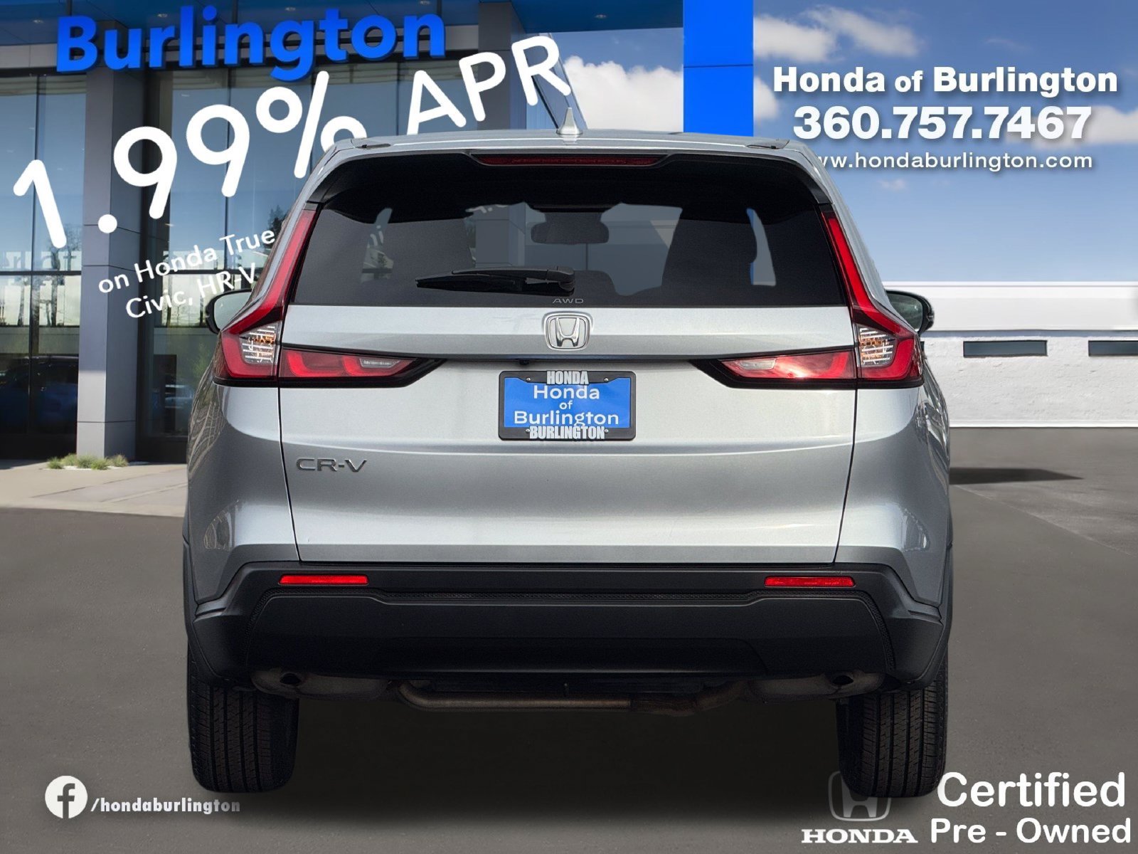 Certified 2025 Honda CR-V EX image 6