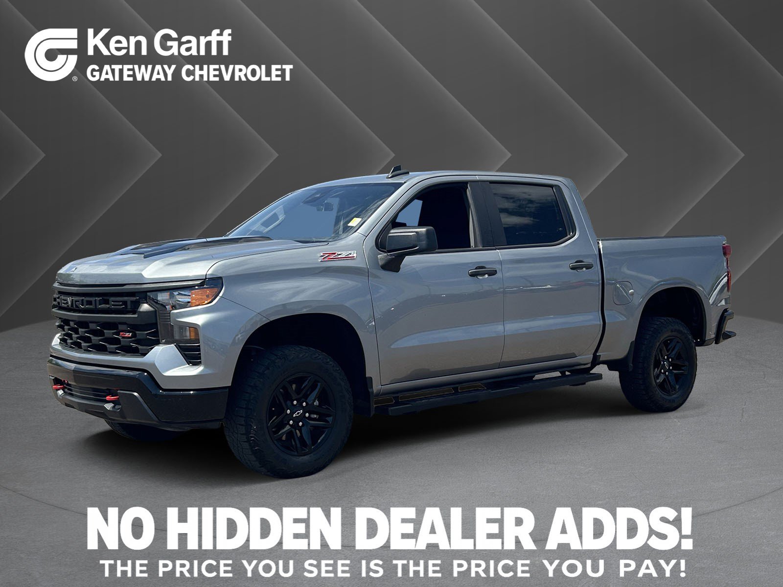 Certified 2024 Chevrolet Silverado 1500 Custom Trail Boss AWD/4WD image 1