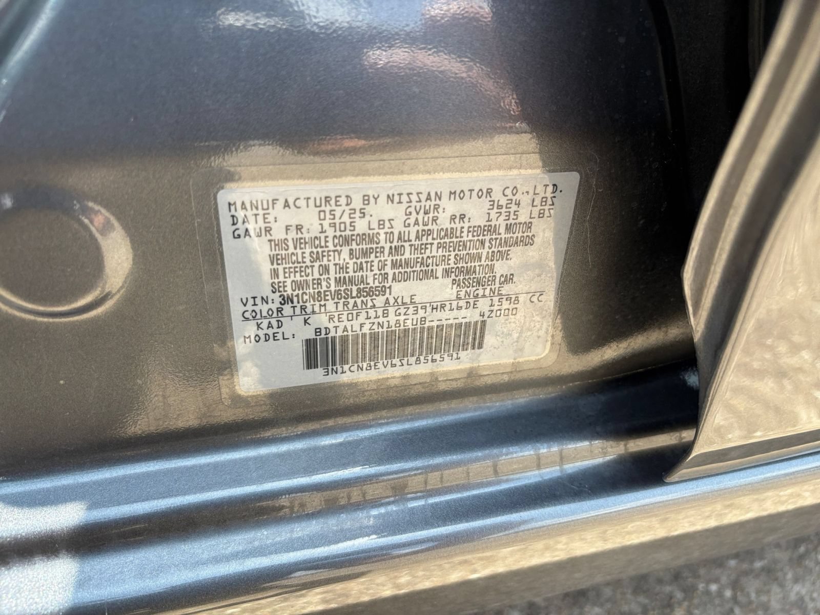 Used 2025 Nissan Versa SV FWD image 26