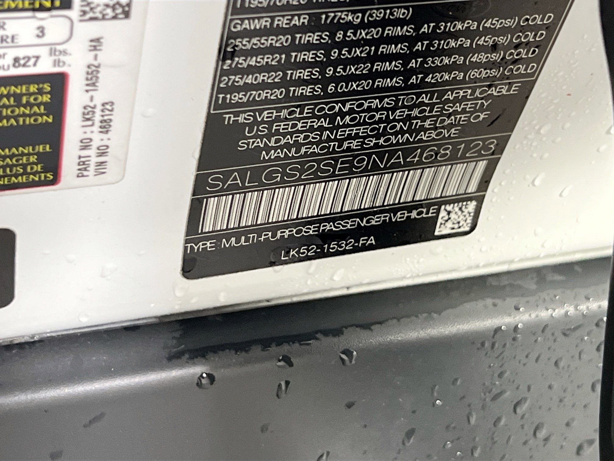 Used 2022 Land Rover Range Rover Westminster Edition image 34