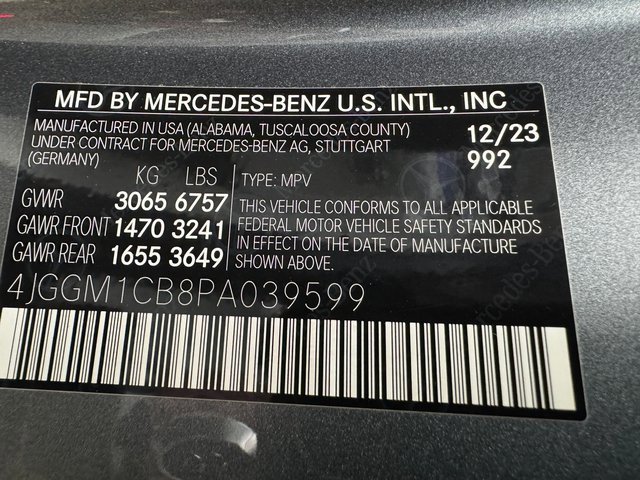 Certified 2023 Mercedes-Benz EQE 350+ 4MATIC SUV image 29