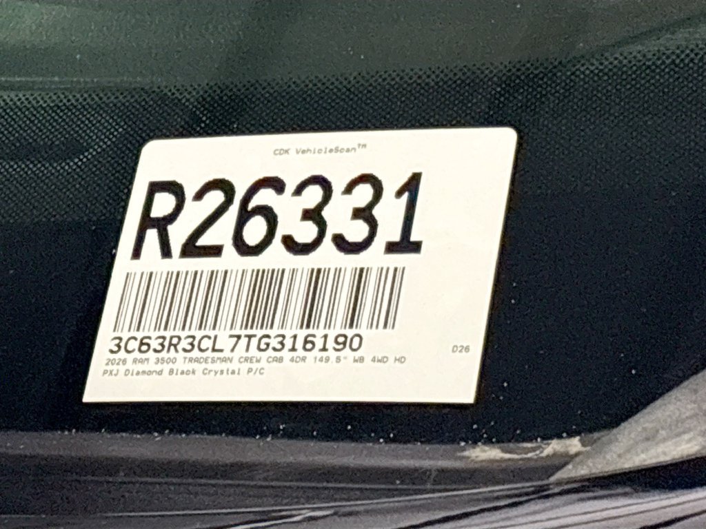 New 2026 RAM 3500 Tradesman AWD/4WD image 25